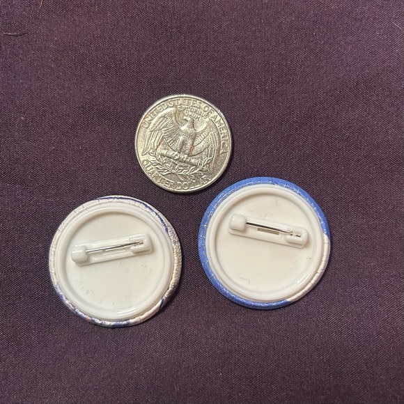 Little Debbie and Oatmeal Crème Pie QR Code - 2 Button Set (HANDMADE) - Picture 3 of 7